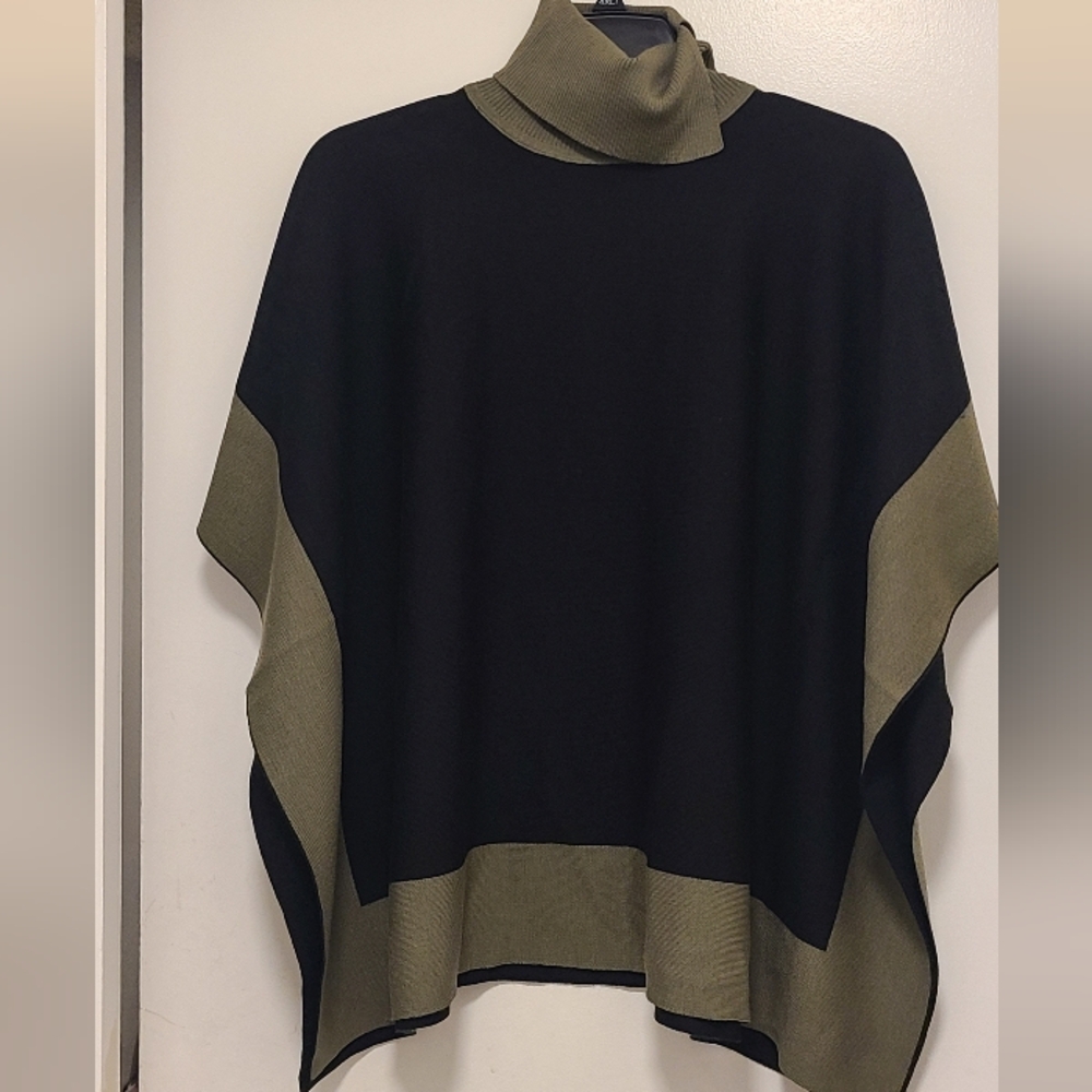 Boss Black and Olive Poncho